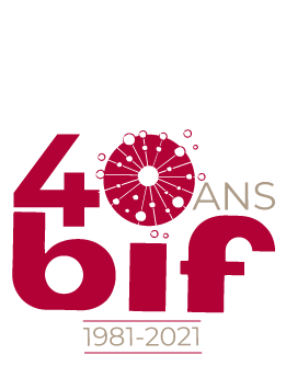 Logo des 40 ans du BIF